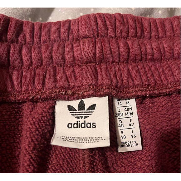 Adidas Maroon Sweatpants - Picture 6 of 6